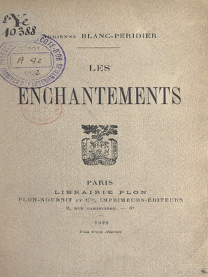 cover image of Les enchantements